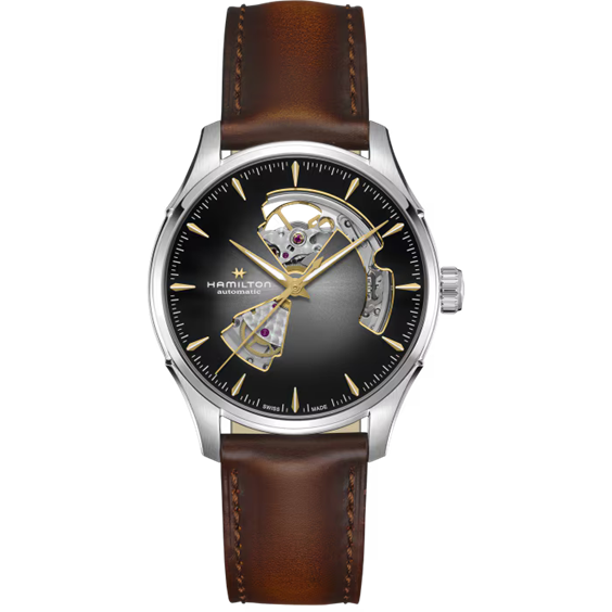 Orologio Hamilton Uomo Jazzmaster Open Heart in Acciaio H32675581 - H32675581